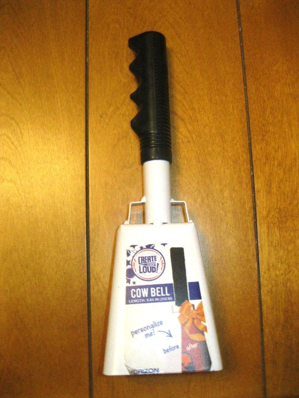 Steel Cow Bell Loud Cheering Noise Makers for Sporting Event/all occasions